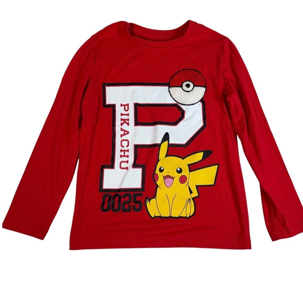 JUMPING BEANS Boys' Pokémon Pikachu 0025 Long Sleeve Graphic Tee
Size 7